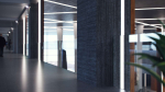 Lumines profile type SORGA lacquered white, 3 m